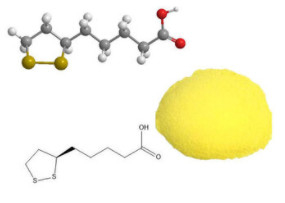 USP Grade Alpha Lipoic Acid Powder CAS 1200-22-2 Untuk Kesehatan Jantung